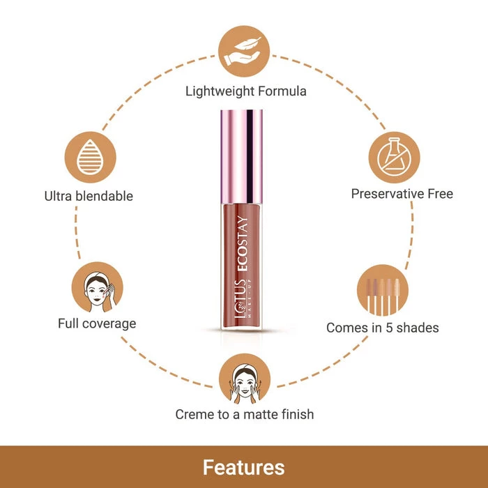 Lotus Ecostay Insta Hide Creme Concealer, Natural Honey-2.webp